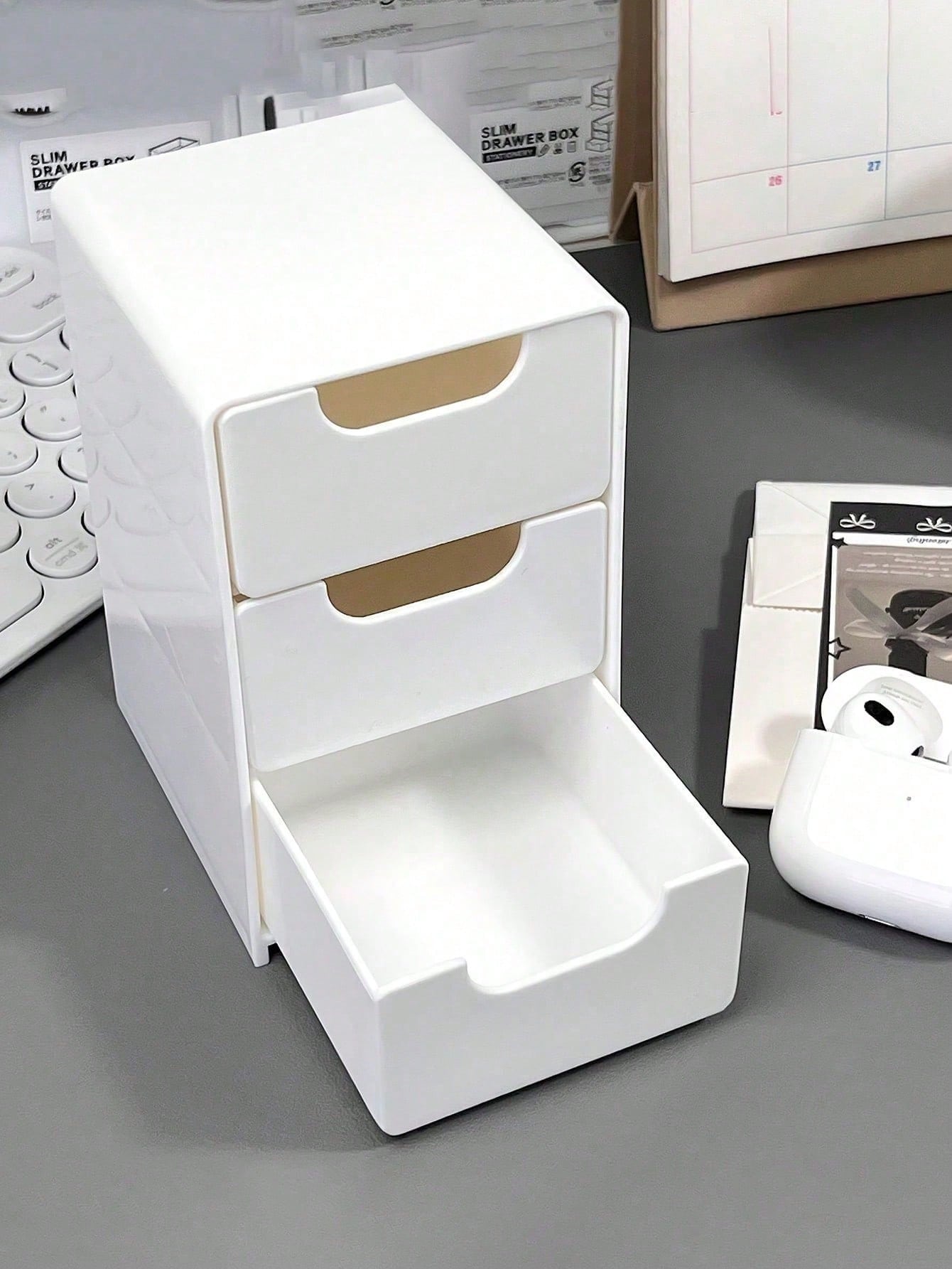 1pc Mini 3-Tier ABS Plastic De - Stationery And Office Supply Stores ulasan dan harga