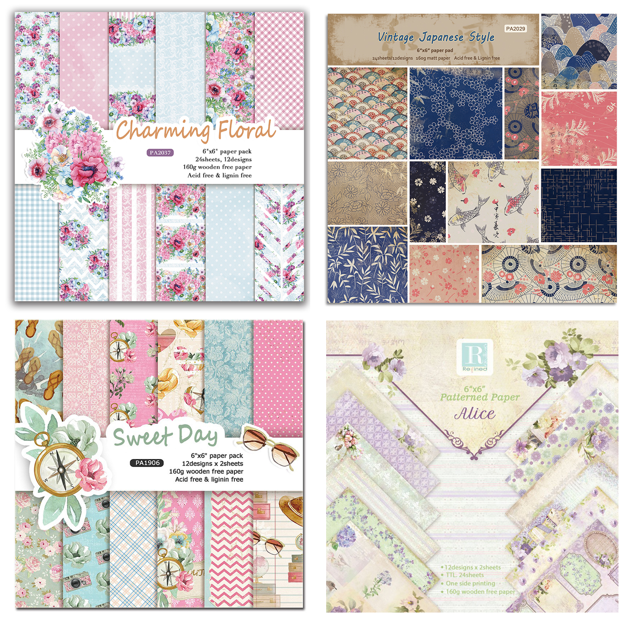 Alinacutle Junkjournal Flower  - Graph Paper Pad ulasan dan harga