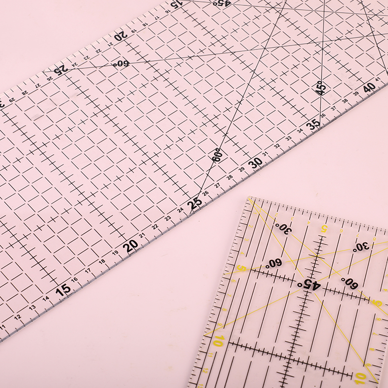 Fenrry Multisize Acrylic Patch - Ruler Set Transparent ulasan dan harga
